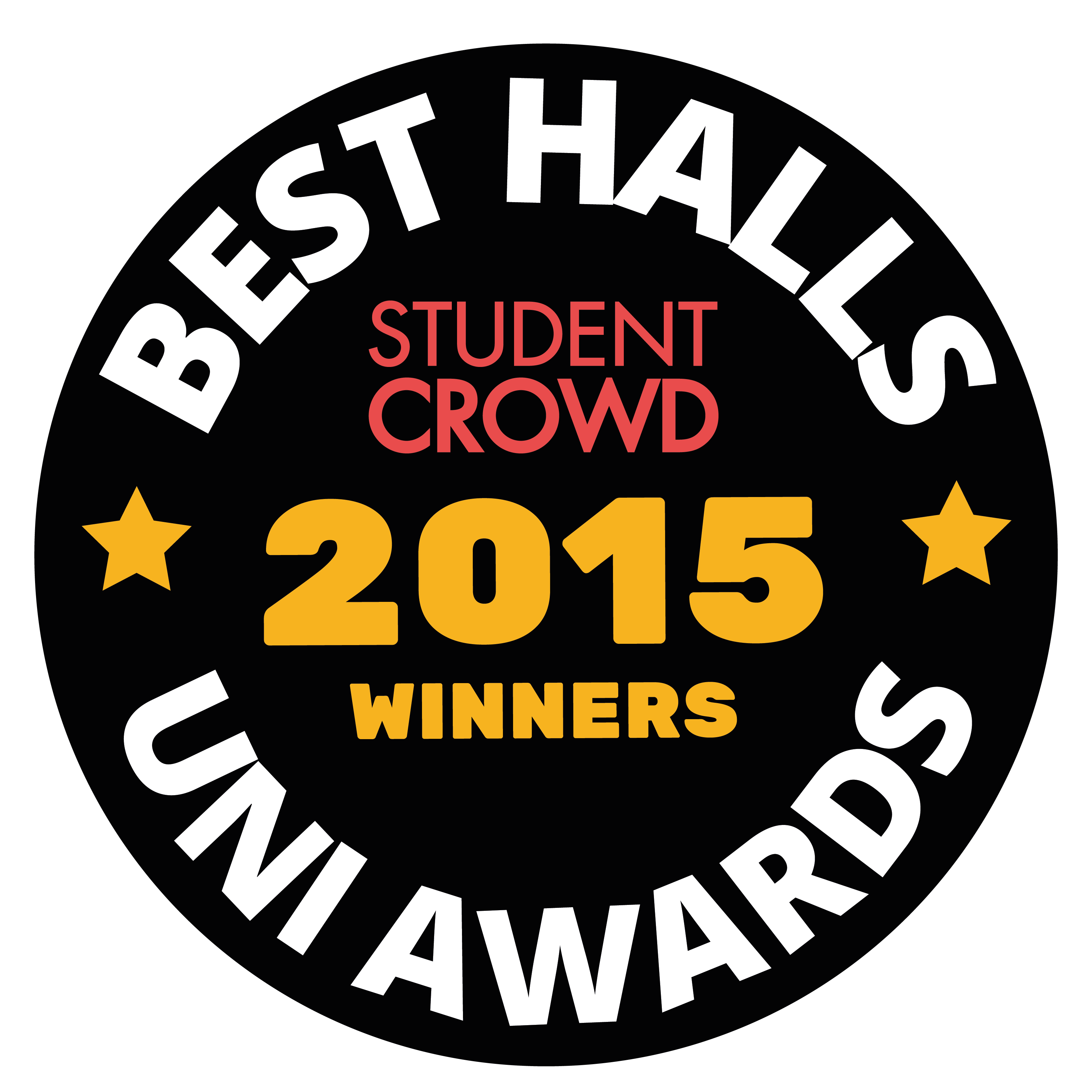 StudentCrowd Best Uni Halls Awards Badge