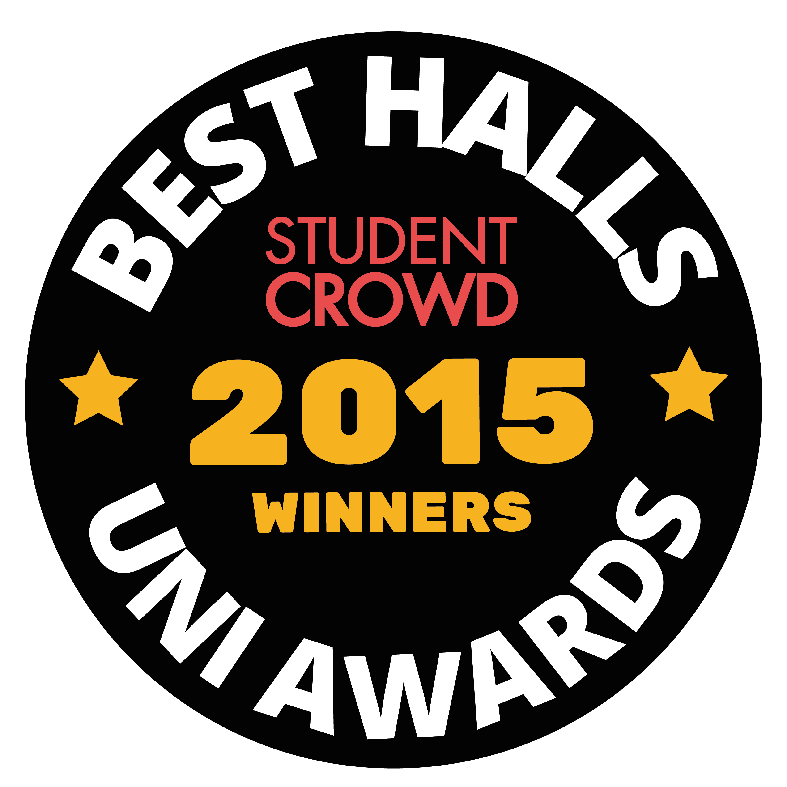 StudentCrowd Best Uni Halls Awards Badge