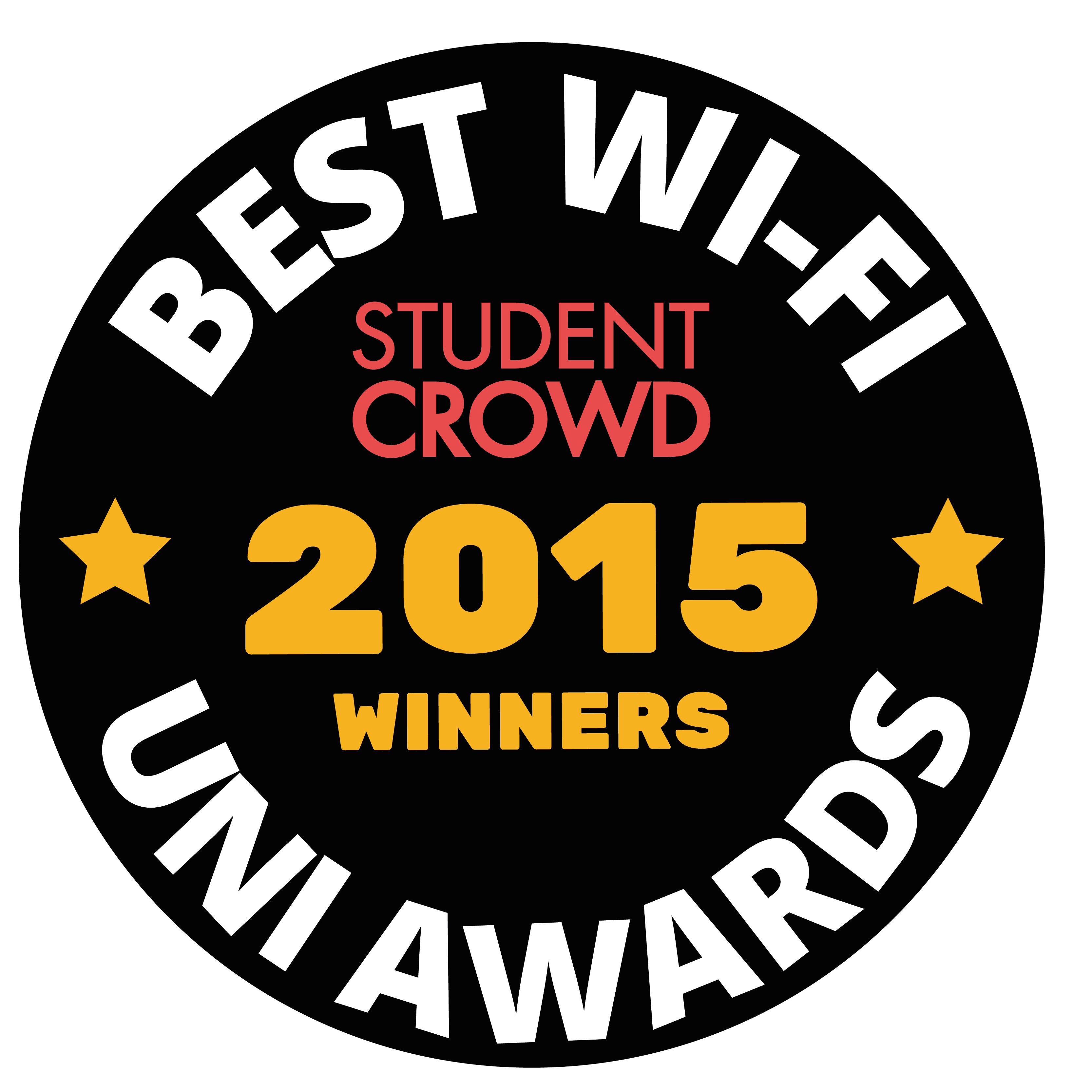 StudentCrowd Best Uni Wifi Awards Badge