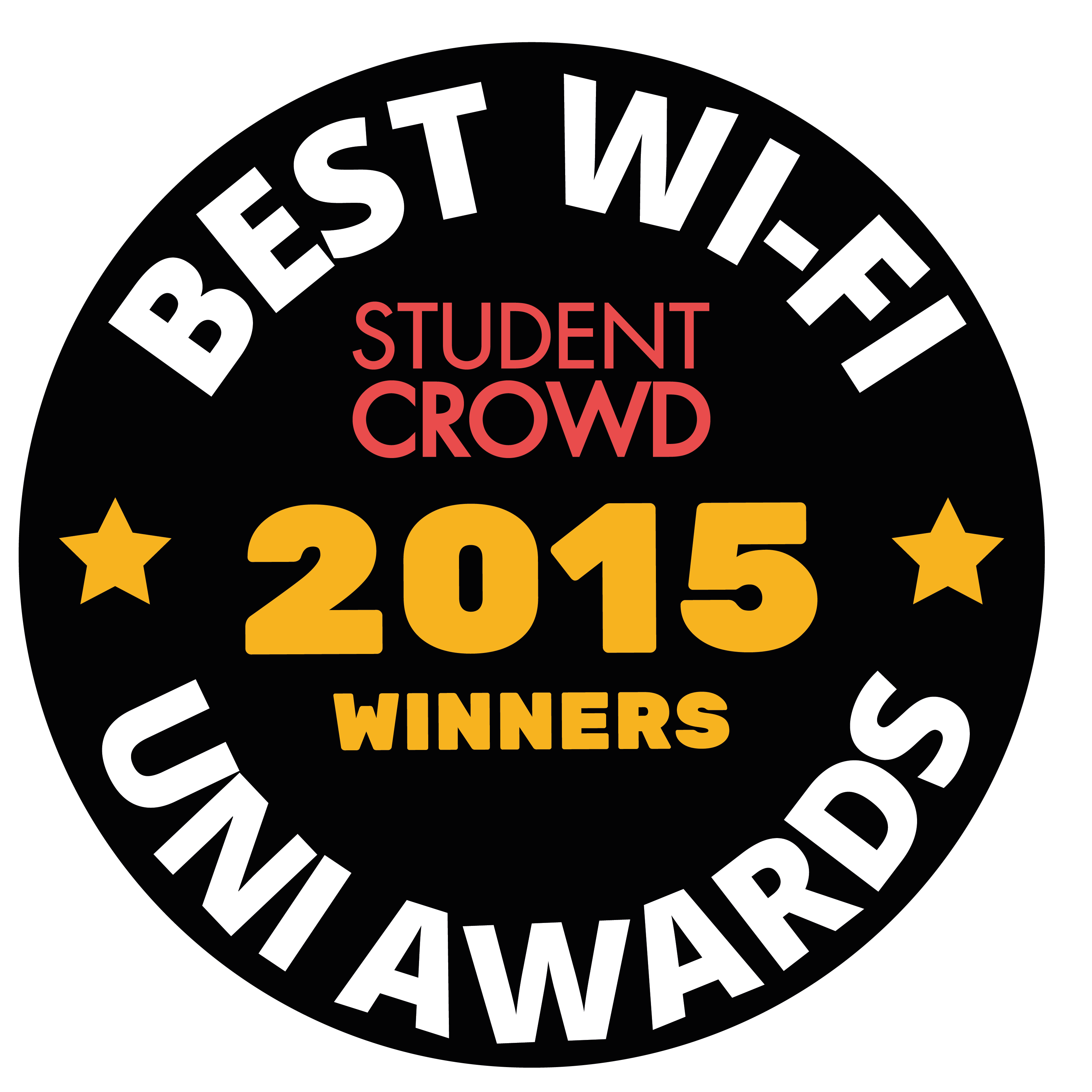 StudentCrowd Best Uni Wifi Awards Badge