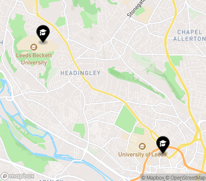 Closest campuses from Leeds Beckett University