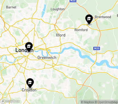 Closest campuses from London South Bank University