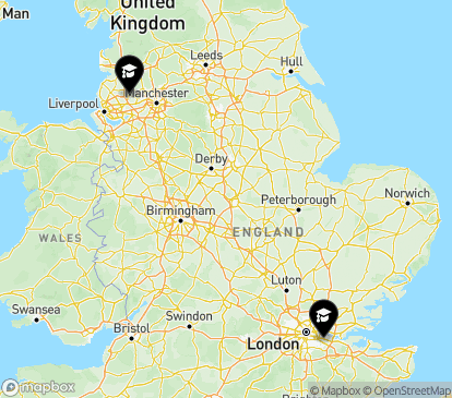 Closest campuses from Rose Bruford College