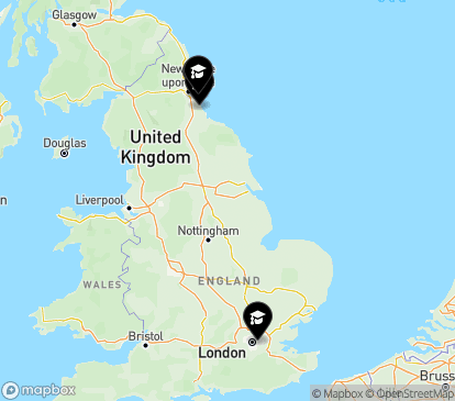 Closest campuses from University of Sunderland