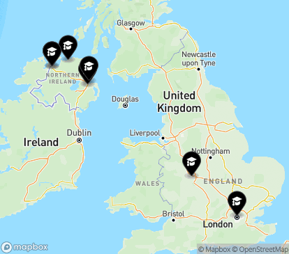 Closest campuses from Ulster University