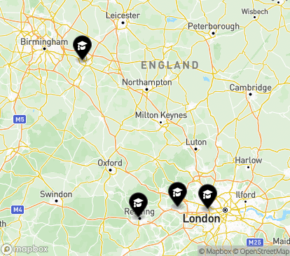 Closest campuses from University of West London (UWL)