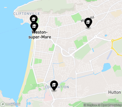 Closest campuses from University Centre Weston