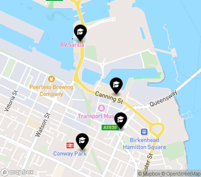 Closest campuses from Wirral Metropolitan College