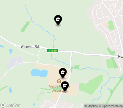 Closest campuses from Writtle University College