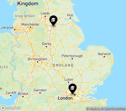 Closest campuses from BPP