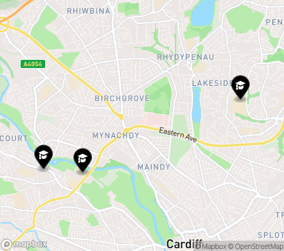 Closest campuses from Cardiff Metropolitan University