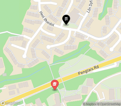 Closest campuses from Pentre Jane Morgan