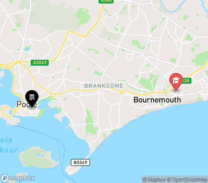 Closest campuses from Corfe House