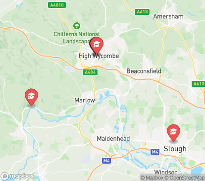 Closest campuses from Alexandra House
