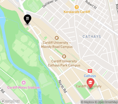 Closest campuses from Talybont Court