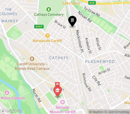 Closest campuses from Cartwright Court