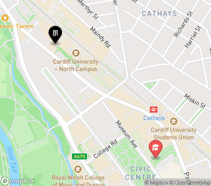 Closest campuses from Aberconway Hall