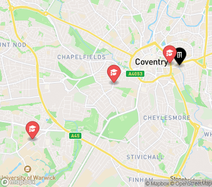 Closest campuses from Calcott Ten