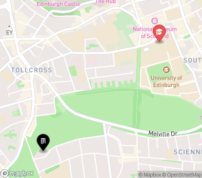 Closest campuses from Warrender Park Crescent