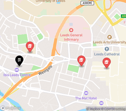 Closest campuses from Hepworth Lodge