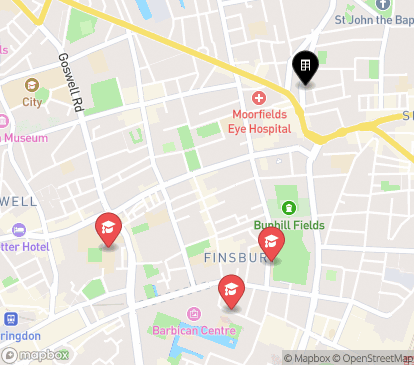 Closest campuses from iQ Shoreditch