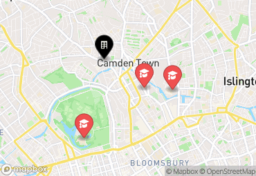Closest campuses from The Stay Club Camden