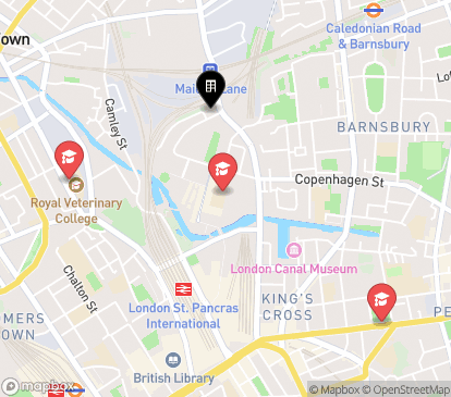 Closest campuses from urbanest King's Cross