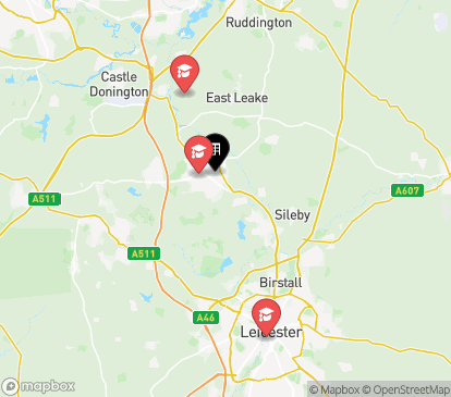 Closest campuses from Forest Court