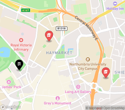 Closest campuses from Leazes Terrace
