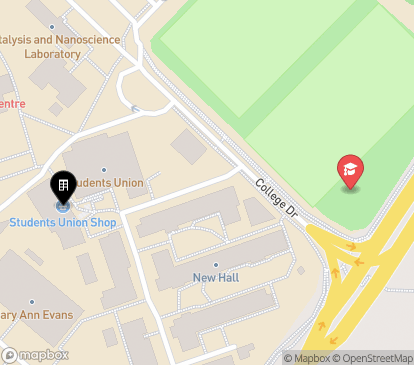 Closest campuses from New Hall