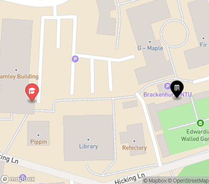 Closest campuses from Brackenhurst