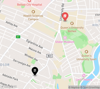Closest campuses from 76 Malone Road
