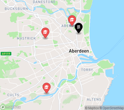 Closest campuses from Trinity Court