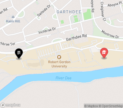 Closest campuses from Garthdee Towers