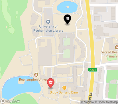 Closest campuses from Digby Stuart College - Newman House