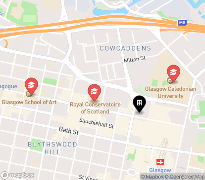 Closest campuses from Gallery Apartments