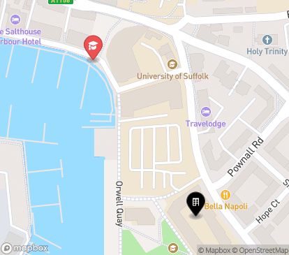 Closest campuses from Athena Hall