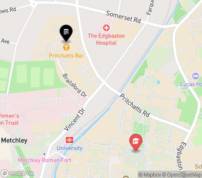Closest campuses from Pritchatts House