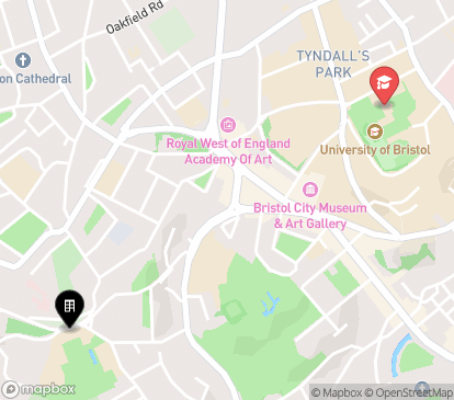 Closest campuses from Goldney Hall