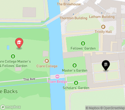 Closest campuses from Clare College