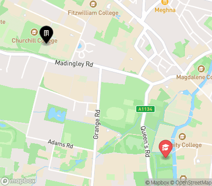 Closest campuses from Churchill College