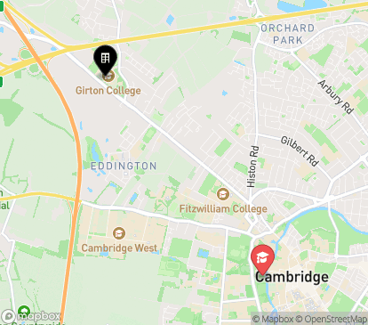 Closest campuses from Girton College