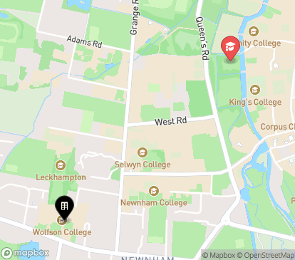 Closest campuses from Wolfson College