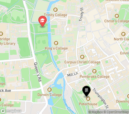 Closest campuses from Peterhouse