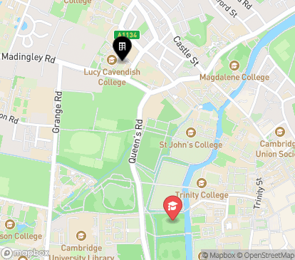 Closest campuses from Lucy Cavendish College