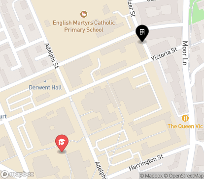 Closest campuses from Ribble Hall