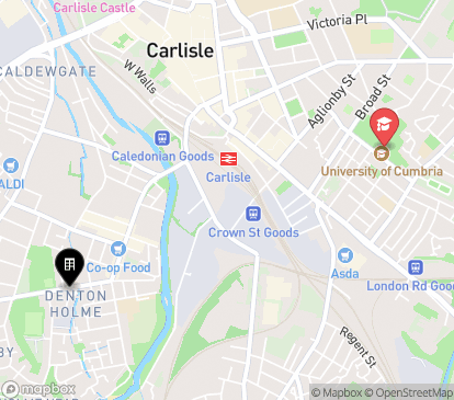 Closest campuses from Denton Holme Student Village