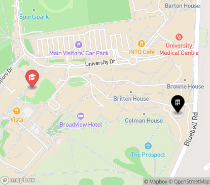 Closest campuses from Wolfson Close