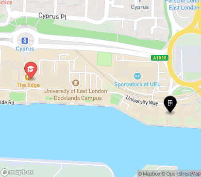 Closest campuses from East Halls - Redbridge House