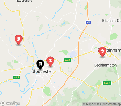 Closest campuses from Upper Quay House